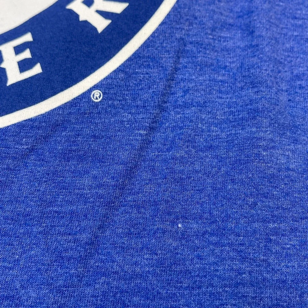 Nike Texas Rangers Tank Top Womens Medium M Blue Heather Tri-Blend Racerback MLB